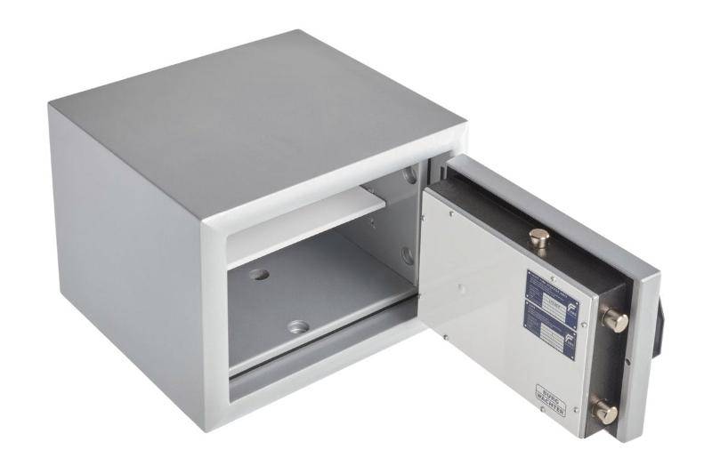 Interior view of open Burg Wachter Diplomat MTD 740 safe