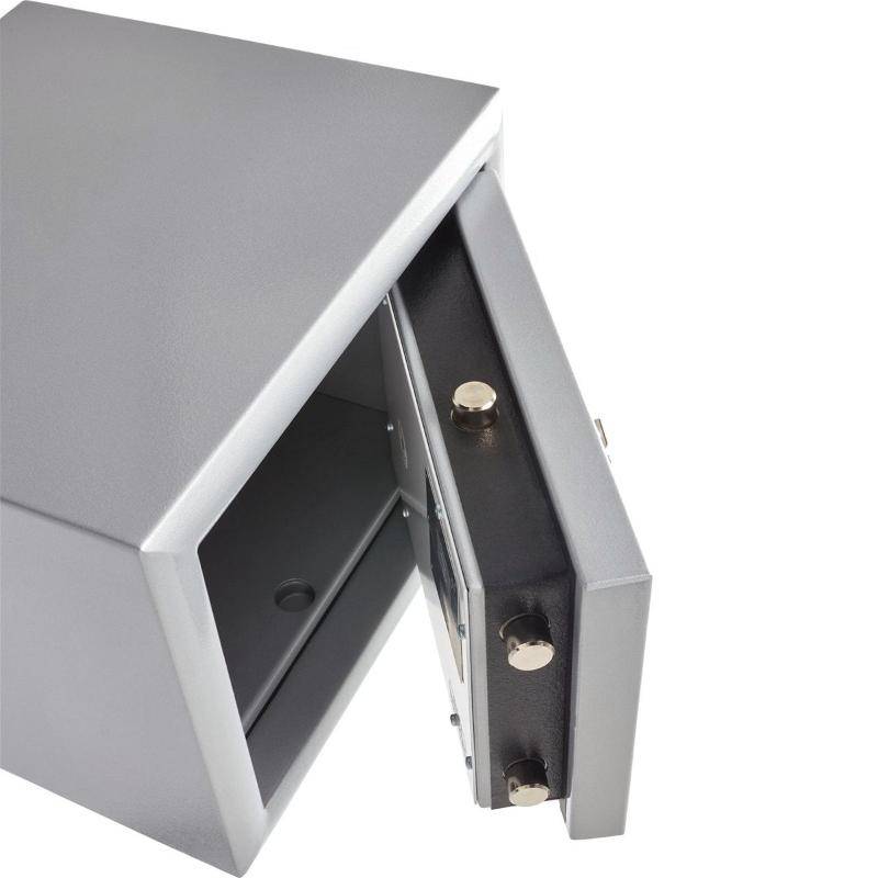 Close-up of open door on Burg Wachter Diplomat MTD 740 safe