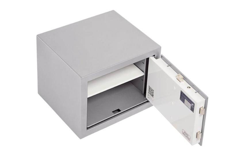 Interior view of open Burg Wachter MT640 safe