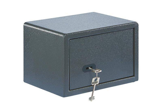 Burg Wachter PS110 Pure Safe with key lock, 6.7L capacity, ideal for securing valuables at home or office, £1K cash rated.