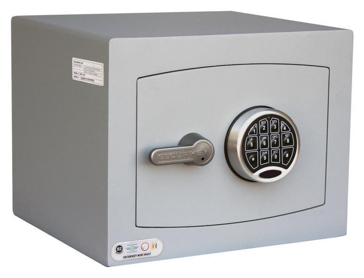 Securikey Mini Vault Silver Safe Range Safe Place Solutions