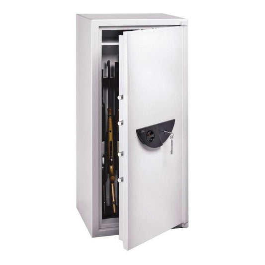 Burg Wachter Ranger 800 gun safe with open door and key lock