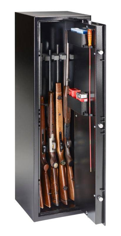 Interior view of Burg Wachter Ranger N, 5 Gun Safe