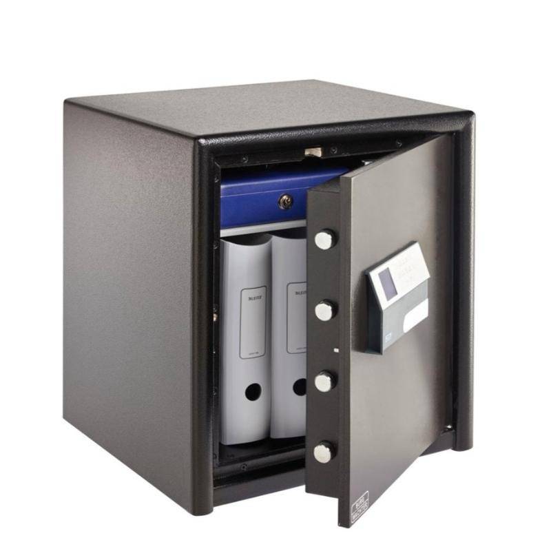 Burg Wachter CL440 Safe open with digital keypad and documents