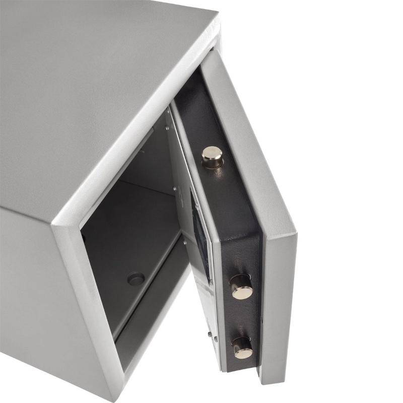 Close-up of open Burg Wachter Diplomat MTD 750 safe door