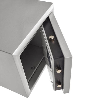 Close-up of open Burg Wachter Diplomat MTD 750 safe door