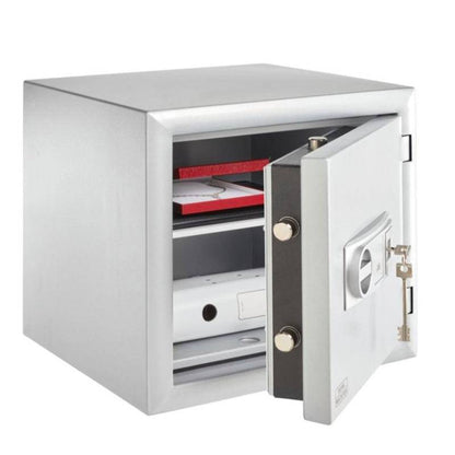 Open Burg Wachter Diplomat MTD 750 safe with shelves