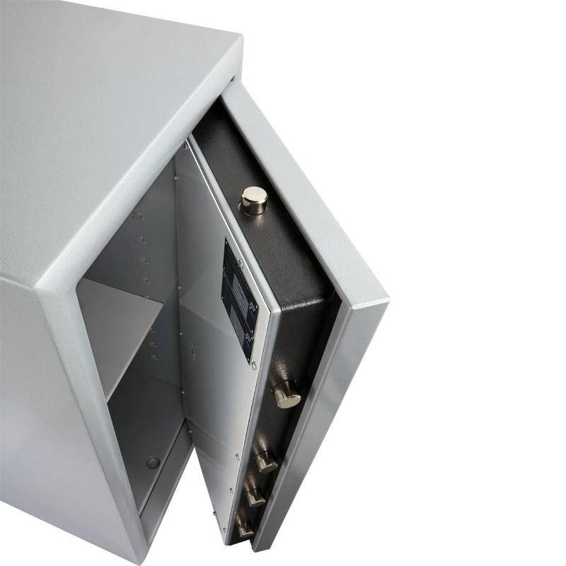 Interior view of Burg Wachter Diplomat MTD 780 safe with shelves