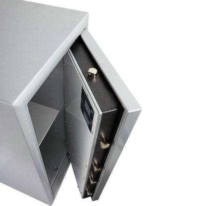 Interior view of Burg Wachter Diplomat MTD 780 safe with shelves