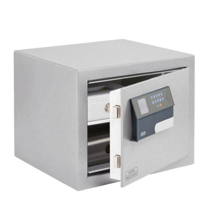 Open Burg Wachter MT640 safe with electronic keypad