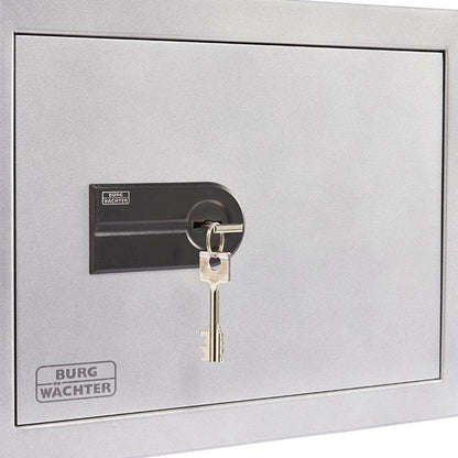 Close-up of Burg Wachter MT640 safe key lock