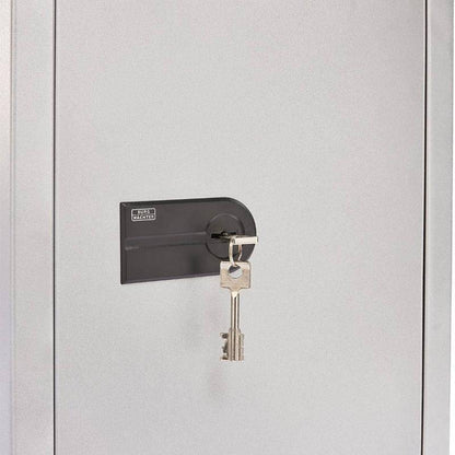 Close-up of Burg Wachter MT660 safe key lock