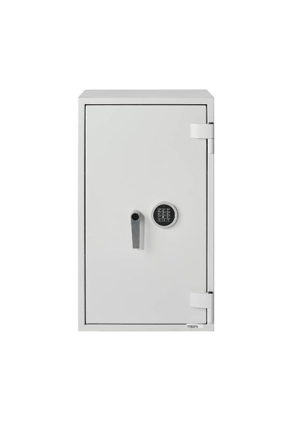 De Raat DRS Combi-Fire 3 fire rated safe with 69L capacity and electronic lock, ideal for home and office security. S2 rated and £4K cash rated safe.