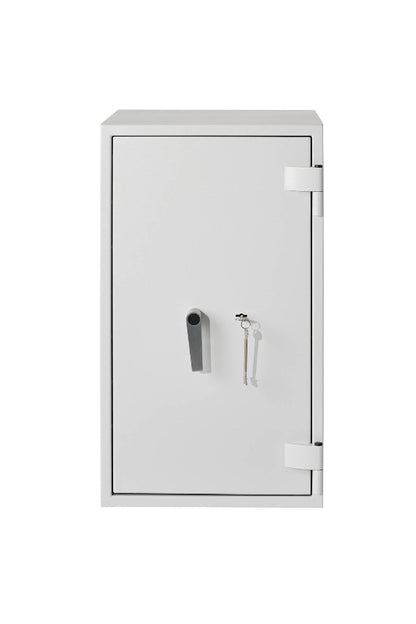 De Raat DRS Combi-Fire 3 fire rated safe with 69L capacity, key lock and handle, ideal for home and office security storage.