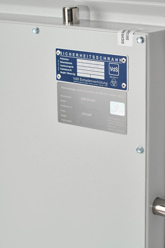 De Raat DRS Combi-Fire 4, 105Ltr, S2, 60P Fire Safe