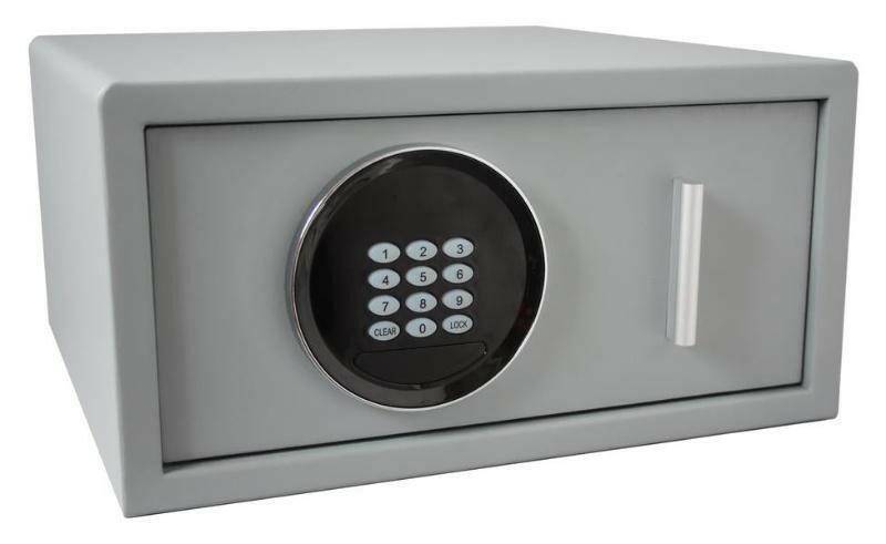 Euro Vault SFEV-DR12-TZE electronic drawer safe closed.