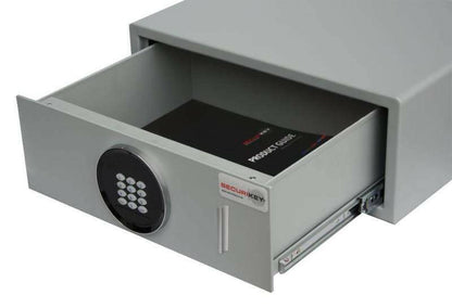 Euro Vault SFEV-DR17-TZE Drawer Safe open with product guide