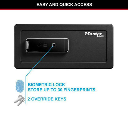 Biometric lock with 30 fingerprint storage and keys