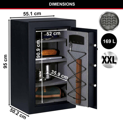 Master Lock T0-331 Security Safe dimensions and features