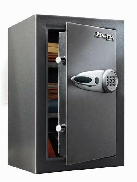 Open Master Lock T6-331 Safe showing interior storage