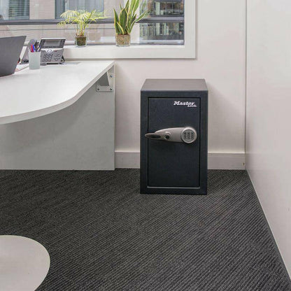 Master Lock T6-331 Safe in office corner