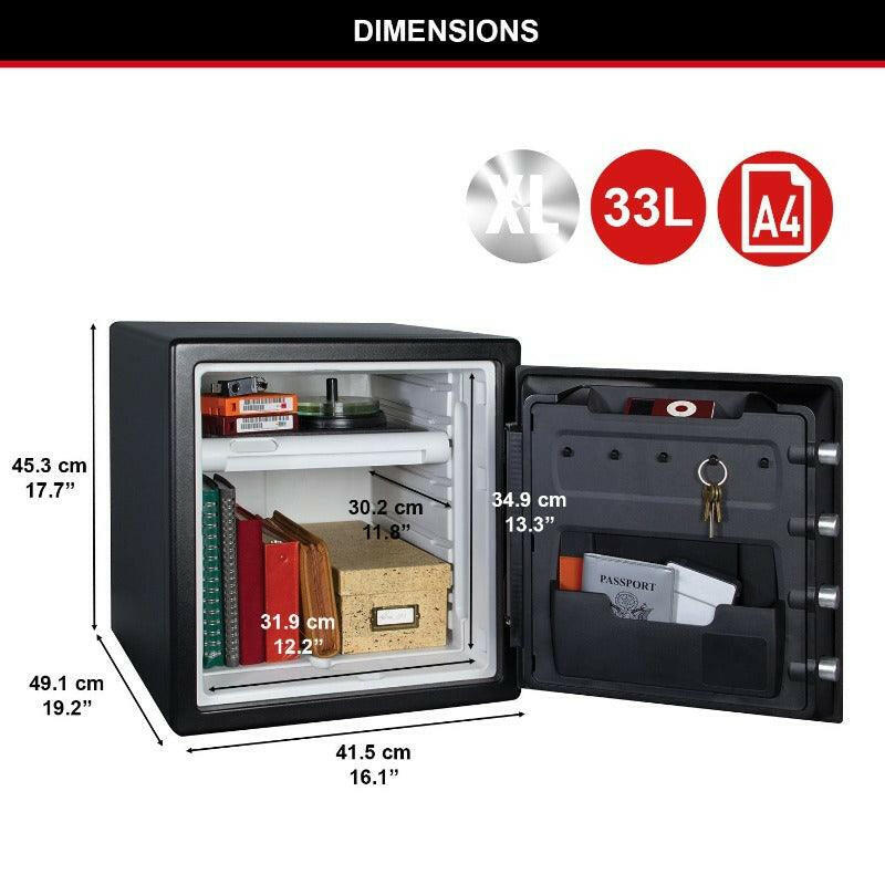 picture of the Master Lock Water & Fire Digital Safe, 33.6 Litres