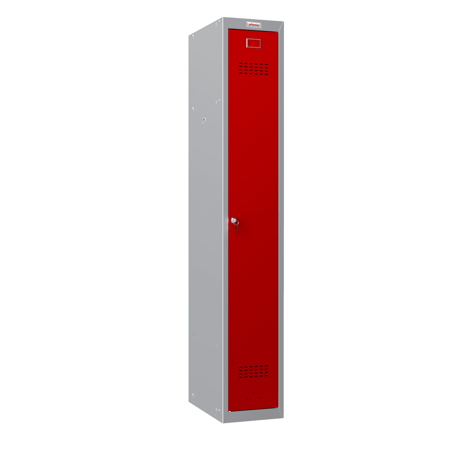 Phoenix CD1130 red locker angled view