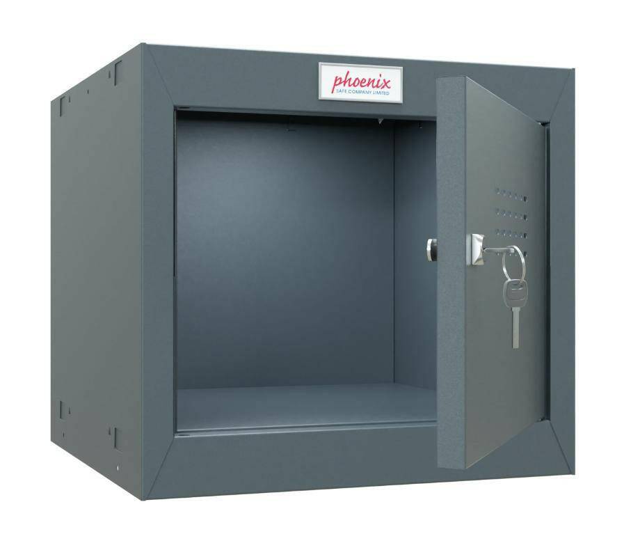 Open Phoenix CL0344AA Cube Locker, key lock, anthracite grey