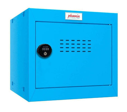 Phoenix CL0344BB blue cube locker with combination lock