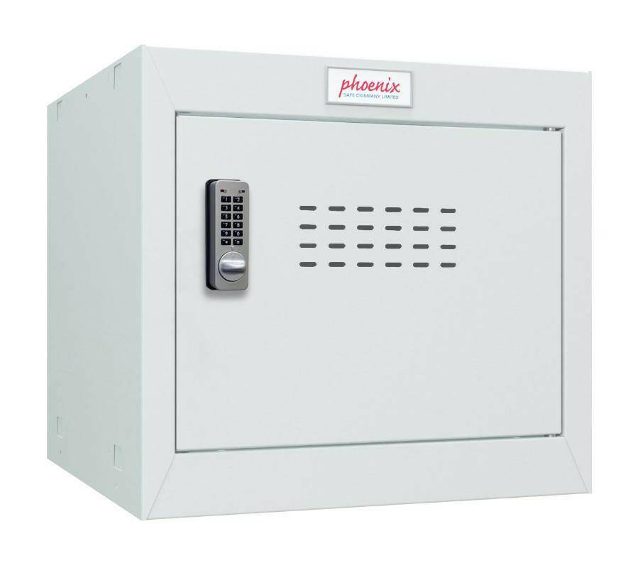 Phoenix CL0344GG Cube Locker with electronic lock, light grey