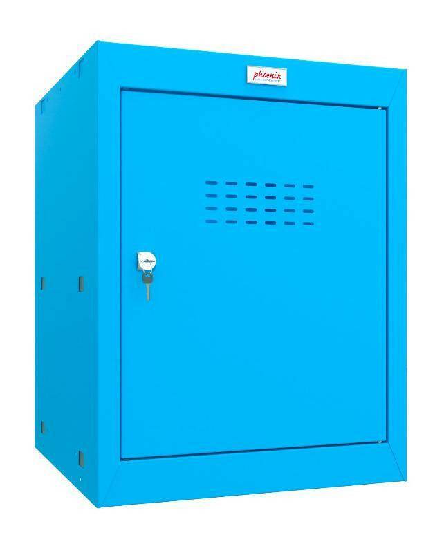 Phoenix CL0544BB Size 2 Cube Locker, blue, key lock