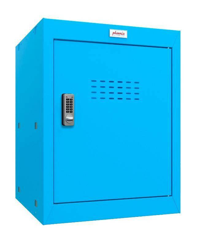 Phoenix CL0544BB Size 2 Cube Locker, blue, electronic lock