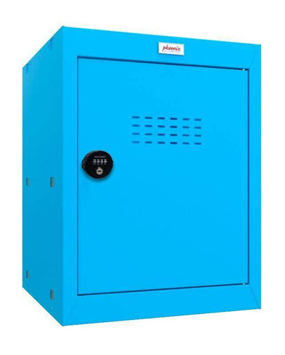 Phoenix CL0544BB Size 2 Cube Locker, blue, combination lock