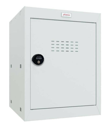 Phoenix CL0544GG Size 2 Cube Locker, light grey, combination lock