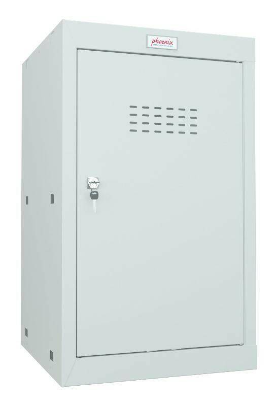 Phoenix CL0644GG Size 3 Cube Locker, closed, light grey