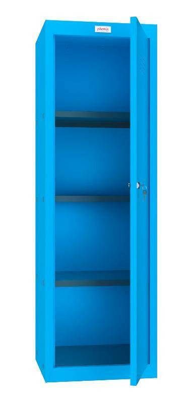 Open Phoenix CL1244BB Size 4 Cube Locker, Blue, key lock