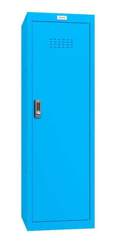 Phoenix CL1244BB Size 4 Cube Locker, Blue, electronic lock