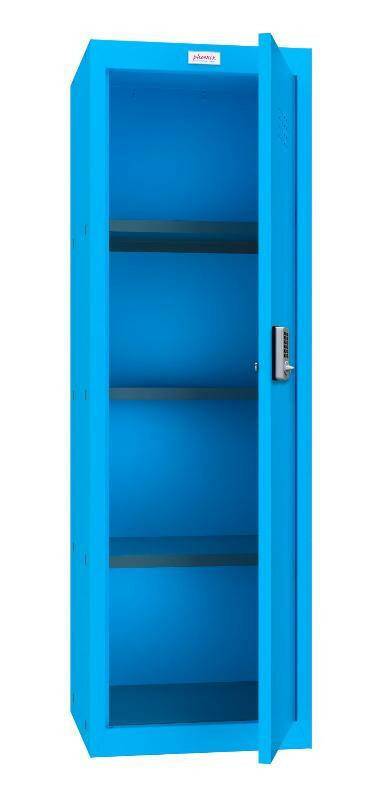 Open Phoenix CL1244BB Size 4 Cube Locker, Blue, electronic lock