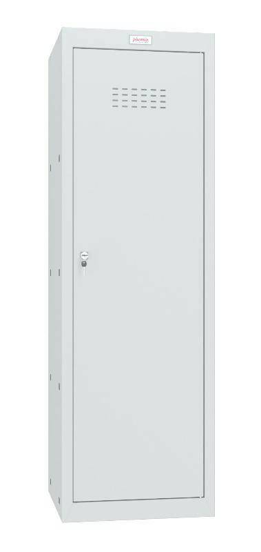 Phoenix CL1244GG Size 4 Cube Locker, light grey, key lock