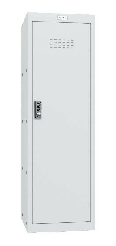 Phoenix CL1244GG Size 4 Cube Locker, light grey, electronic lock