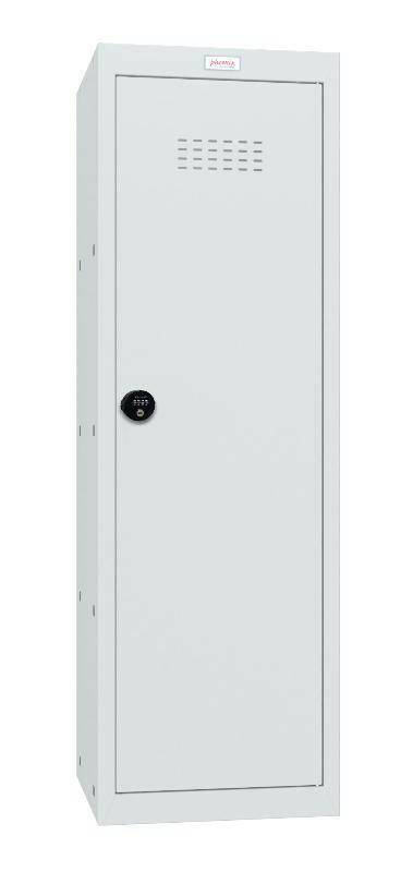 Phoenix CL1244GG Size 4 Cube Locker, light grey, combination lock