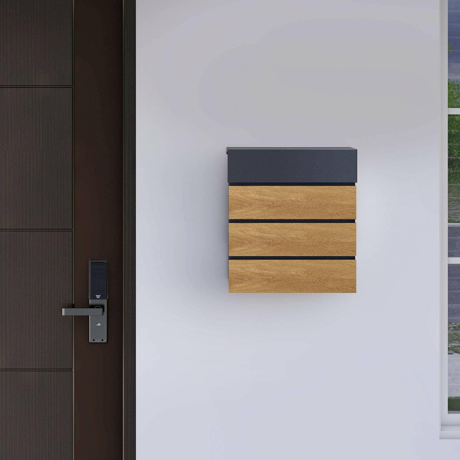 Phoenix Estilo MB0126KW letter box on white wall