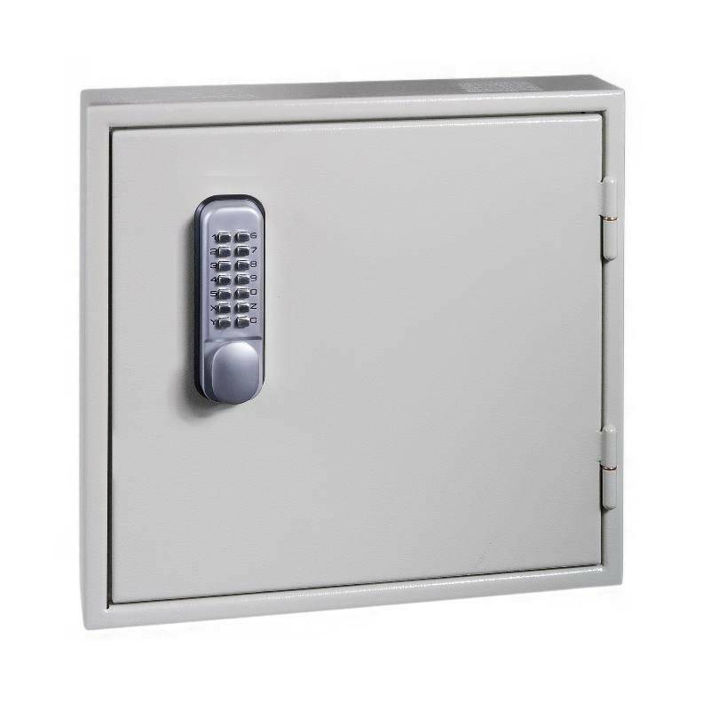 Phoenix KC0071 key cabinet with keypad lock, closed view