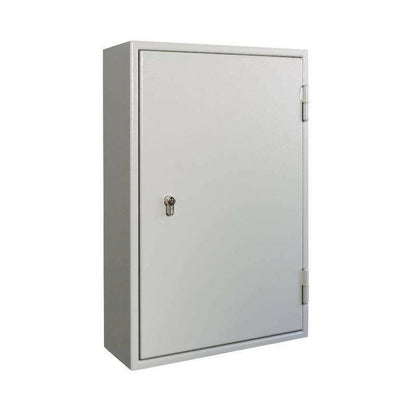 Phoenix KC0073 key cabinet with secure lock, closed view