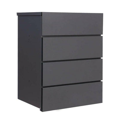 Phoenix PB1331AAK Parcel Box, grey, closed view