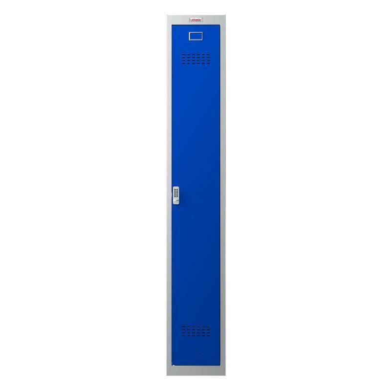 Phoenix PL1133GB locker, blue door, front view