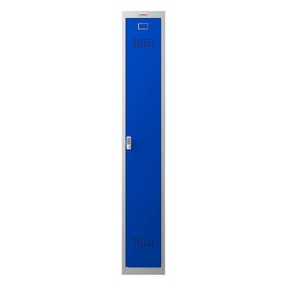 Phoenix PL1133GB locker, blue door, front view