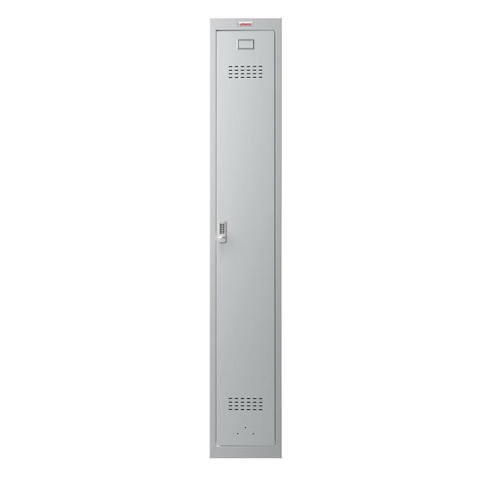 Phoenix PL1133GG personal locker with grey door, front view