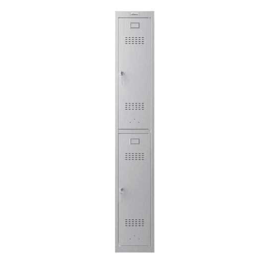 Phoenix PL1230GG locker, 1 column, 2 doors, closed view