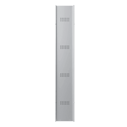 Back view of Phoenix PL1230GG locker, light grey